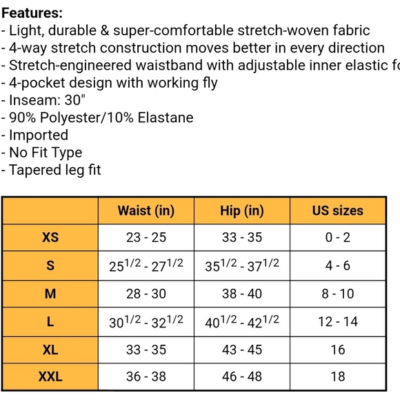 Under Armour links pants - NWT - Picture 9 of 9